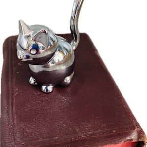 Chrome Umbra Zoola Cat - Ring Holder